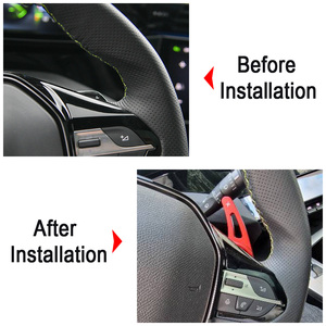 Pour <span class=keywords><strong>Peugeot</strong></span> <span class=keywords><strong>308</strong></span> 3ème génération 408 PHEV 2022 2023 SW <span class=keywords><strong>GT</strong></span> hybride Premium voiture volant manette de vitesse palette DSG étendre accessoires - Product Image 5