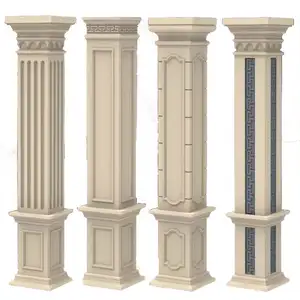 Nuovi disegni stampo per colonne a colonna romana in plastica di cemento per la vendita di stampi per colonne romane rotonde di vendita calda Made in China