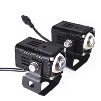 Petits feux de voiture à LED Devil Eye, LED clignotants sans erreur, faisceau haut/bas, mini projecteur LED pour phare de voiture, moto