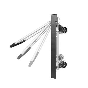 King <span class=keywords><strong>Global</strong></span> Super Silent Tragbarer Wagen Schwarz Pritschen wagen Lagerung für Haushalts supermarkt Allrad-Klapp design OEM - Product Image 3