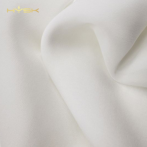 Gama gris Tissu En Soie Textiles Georgette100 % tela de seda pura gasa seda pesada <span class=keywords><strong>Gazar</strong></span> 8,5 Momme para vestido de boda - Product Image 4