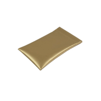 Étui souple en PU rectangulaire avec logo personnalisé 6007, pochette pour lunettes de soleil or et argent avec fermeture magnétique pour lunettes