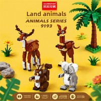 NUEVO Juguete Educativo de Bloques de Construcción para Niños y Niñas - Dinosaurio, Canguro, Elefante, Ciervo, Koala, Juguetes de Animales