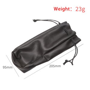 Erliao本革パイプ収納ポーチダブルパイプホルダードローストリングクロージャー付き - Product Image 2
