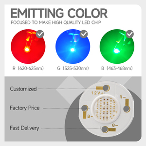 Công suất cao RGB <span class=keywords><strong>COB</strong></span> <span class=keywords><strong>LED</strong></span> -5W 12W 38W 50W màu sắc mịn trộn 12V/24V DC cho sân khấu và chiếu sáng trang trí - Product Image 6