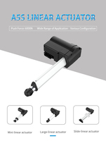 Mini actionneur linéaire de 200mm avec actionneurs à faible consommation pour lit réglable