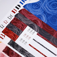 Nouveau Papier d'Emballage Floral Mat 7 Plis Imperméable Thème Rose Tendance Internet Style Anglais Minimaliste Romantique 50x57cm