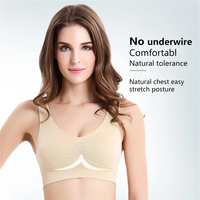 Liquidation d'usine en gros : Lingerie camisole sexy sans couture, couleur unie, fine, respirante, sans armatures, en Spandex/Nylon