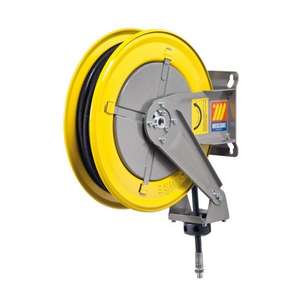 MECLUBE - 070-1207-310 Hose reel fixed FOR <b>GREASE</b> 600 bar Mod. F 400 WITH HOSE 10 m ø 3/8'' - EAN HOSE REELS - Product Image 1