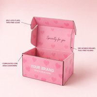 Coffret Cadeau Luxe Personnalisé Lingerie en Carton Ondulé avec Revêtement UV, Lamination Mate, Gaufrage et Chaussettes Écologiques en Éponge