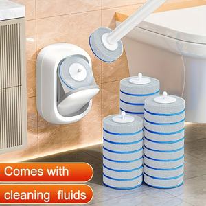 Juego de Escobilla de Baño Desechable JOYBOS para Montaje en Pared, Cepillo de Limpieza Multifuncional para Baño, Artefacto para Limpiar Inodoros - Product Image 3