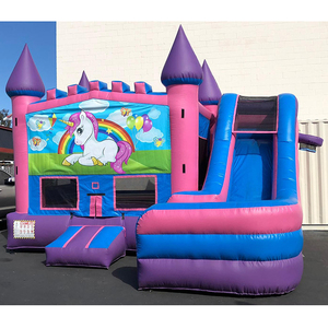 Château gonflable combiné de licorne en forme de dôme, pour enfants et adultes, bon marché, Promotion, <span class=keywords><strong>2020</strong></span> - Product Image 4