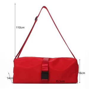 Toast-Tasche reise wasserdichte Sport-Fitnesstasche für Herren und Damen Nylon große Kapazität einfarbig Ein-Schulter-Crossbody-Tasche - Product Image 1