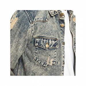 Chaqueta vaquera de calidad superior para hombre, venta al por mayor, material duradero hecho a medida, Chaquetas vaqueras de uso informal con estilo a precio barato para hombre - Product Image 1