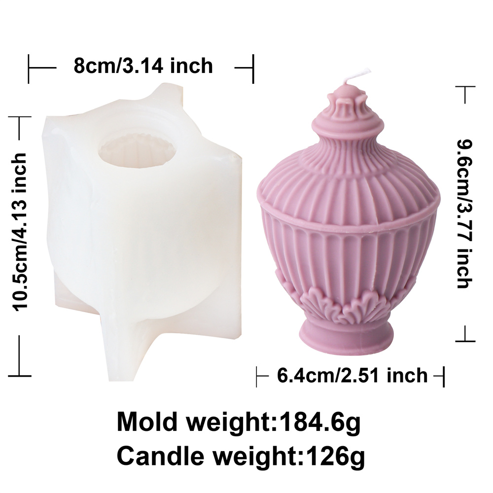 Trophy-shaped Candle Mold