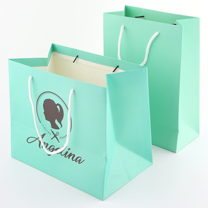 <span class=keywords><strong>BTO</strong></span>-Bolsa de regalo con logotipo personalizado, bolsas de papel de compras de marca brillante con asas de cuerda - Product Image 2