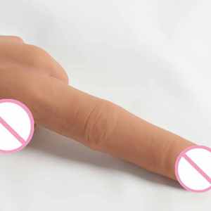 Vibrator Jari Tengah Silikon Berkualitas Tinggi, Pijat Seru untuk Gay, Anal Plug Besar untuk Wanita, Dildo Realistis untuk Masturbasi Jari - Product Image 2