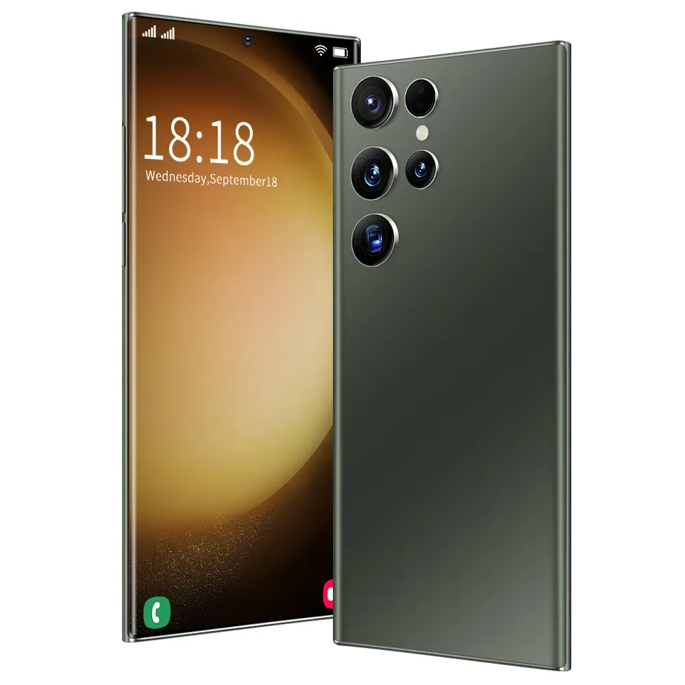 Fabrika fiyat S23 Ultra telefon 5g Smartphone Android 13.0 cep telefonları sıcak yeni 1tb Android 6.8 inç 16gb + Hd Oled