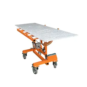 New Electric Slab Transport Cart Kitchen Countertop Installation Granite Retail Cart Tilting Feature Handling Equipment Building