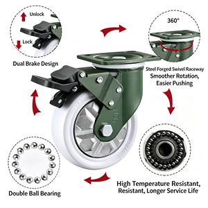 Rigid Caster 1000 Capacity 500 Heavy Duty Industrial Grade Premium Quality Construction Commercial Grade Durability Set Set - Product Image 6