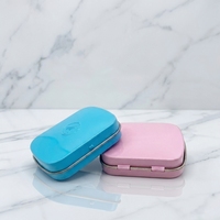 Mini boîte en métal pour chocolat avec matériaux recyclés, logo et couleur personnalisés pour les cadeaux alimentaires et artisanaux