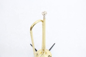 <span class=keywords><strong>Corneta</strong></span> en Si bemol de latón, instrumento musical, <span class=keywords><strong>corneta</strong></span> lacada en oro - Product Image 4