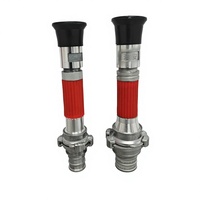 Lance d'incendie russe réglable en aluminium Hong'an HA-GN-DN65 DN65 1.6MPa, jet multi-courants et brouillard, GOST CIS, usine OEM industrielle