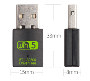 Adaptador Wifi USB Inalámbrico EDUP Plug and Play Wifi5 de 600 Mbps, Tarjeta de Red de Doble Banda con <span class=keywords><strong>Bluetooth</strong></span> 4.2 - Product Image 5