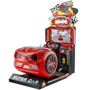 Máquina de Juegos de Carreras en Oferta, Máquina de Arcade de Conducción de Autos con Asiento - Product Image 2
