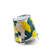 Seau à glace en métal galvanisé moderne sur mesure de 5 litres pour bière et vin avec poignées, seaux de refroidissement pour boissons de fête
