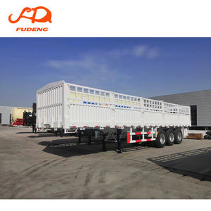 Semirremolque con Reja Abatible desde Uno o Ambos Lados, Altura 1.8-2.5m, Remolque para Ganado y Animales - Product Image 2