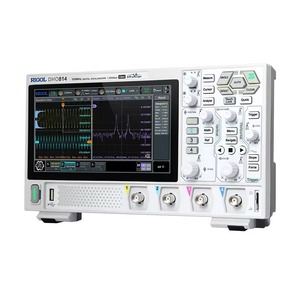 Oscilloscope numérique Rigol DHO814 100 MHz, haute résolution 12 bits, échantillonnage en temps réel 1,25 Gsa/s, kit 4 canaux, écran tactile UltraHD - Product Image 1