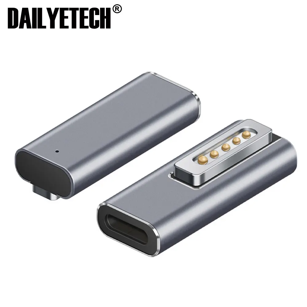 Magnetic USB C Adapter Type C to Magsafe* 2 Connector PD Quick Charge Adapter For MacBook Air/Pro