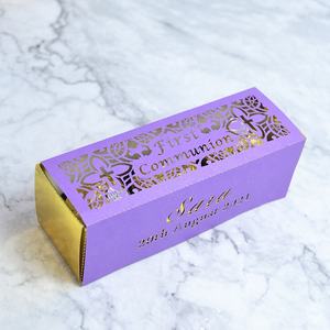 Livre design personnalisé croix découpé au laser baptême première communion boîte de souvenirs - Product Image 6