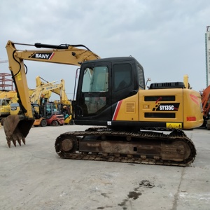 รถขุดตีนตะขาบ Sany SY135C ขนาด 13.5 ตัน รุ่นปี 2024 มือสอง พร้อมเครื่องยนต์ Isuzu รวมปั๊ม เกียร์ แบริ่ง มอเตอร์ ตรวจสอบด้วยวิดีโอ 0.6 เมตร - Product Image 5