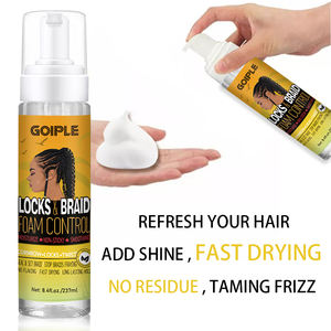 Pengaturan Rambut Kustom Mousse untuk Mengepang Kotak Sealer Kepang Cornrows Moose UNTUK WANITA HITAM Label Pribadi Kontrol Keriting Kepang Busa - Product Image 2