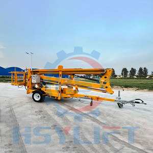 Towable có khớp nối Boom thang máy Trailer Boom Cherry picker với hệ thống thủy lực - Product Image 4