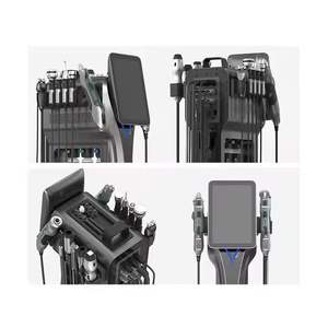 Appareil de microdermabrasion au diamant Hydra Glow 12-en-1, peeling ultrasonique, machine faciale pour un nettoyage en profondeur et une revitalisation de la peau, pour salon et <span class=keywords><strong>spa</strong></span> - Product Image 3