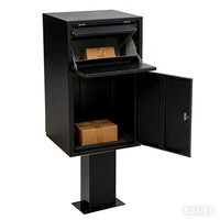 Boîte aux lettres personnalisée OEM & ODM en acier galvanisé, autoportante, grande capacité, avec serrure à clé, étanche, pour usage résidentiel