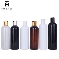 Bouchons à disque dorés TinghuiF-330 24/410 pour bouteilles cosmétiques PET (shampoing et lotion) – Couvercles en plastique à pression avec estampage doré