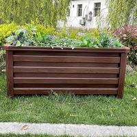 Kotak Bunga Aluminium Modern Anti Korosi untuk Luar Ruangan, Planter untuk Berkebun, Kualitas Kontrak Langsung dari Pabrik, untuk Ruang Publik