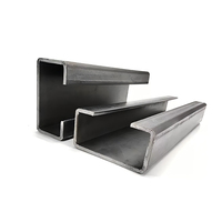 Acier profilé en U S235JR SS400 Q235B pour pliage à froid 90x45x4.5mm 260x82x7.5mm pour structure de montage solaire