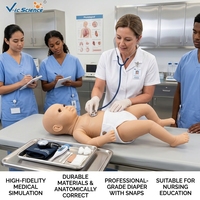 Maniquí Infantil de Simulación Inteligente con Simulación de Signos Vitales para Entrenamiento de Emergencia en Enfermería Neonatal CE/ISO/ROHS/CNAS