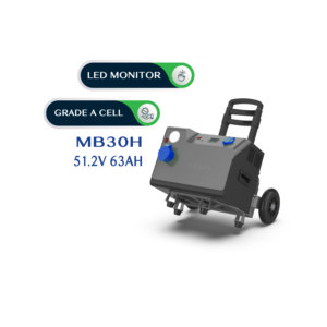 <span class=keywords><strong>GOSTA</strong></span> Stazione di Alimentazione Portatile da Esterno con Ruote 3000W, Sistema a Batteria Ricaricabile a Controllo Manuale MB30H con Flexi - Product Image 3