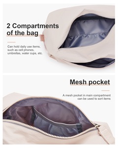 Небольшие водонепроницаемые сумки через плечо для тренажерного зала, легкая сумка для переноски, дорожная сумка, рюкзаки для ночного отдыха, для тренажерного зала, фитнеса - Product Image 4