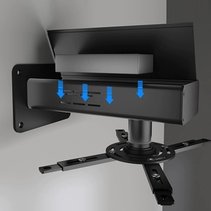 Support mural pour projecteur HY Hidden Adapter avec plaque de fixation en alliage, support mural pivotant à 360° pour projecteur Home Cinema X50 Ultra - Product Image 3
