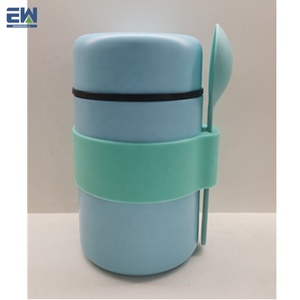 <span class=keywords><strong>vaso</strong></span> de precipitados con silicona cuchara/niño comida caliente sopa de doble pared de vacío térmico de la caja de Almuerzo - Product Image 4