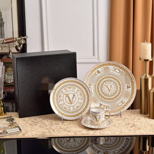 Factory Wholesale Best Selling Luxury Afternoon <b>Tea</b> Cup Ceramics Coffee Cup Set with <b>Gift</b> Box - Product Image 5