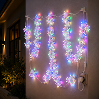 Guirlandes lumineuses LED pour cour, étanches, clignotantes, 3M*2M, 2M*2M, 1.5M*1.5M, lumières de Noël, lumières féériques LED d'extérieur