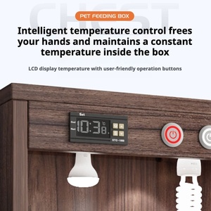 Boîte d'élevage pour reptiles avec porte coulissante, isolation thermique, terrarium, cage de présentation multi-tailles - Product Image 3